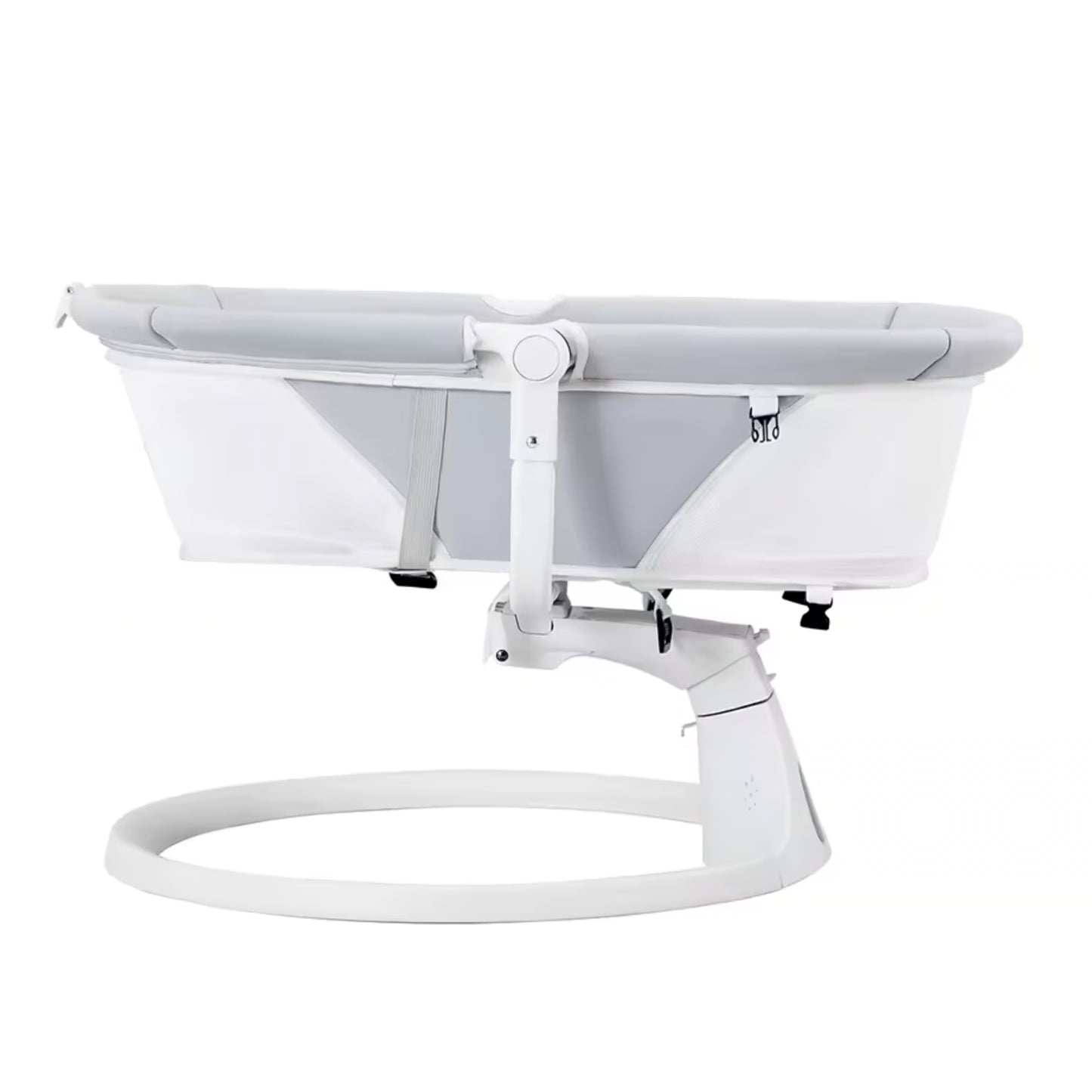 White baby swing on a white background