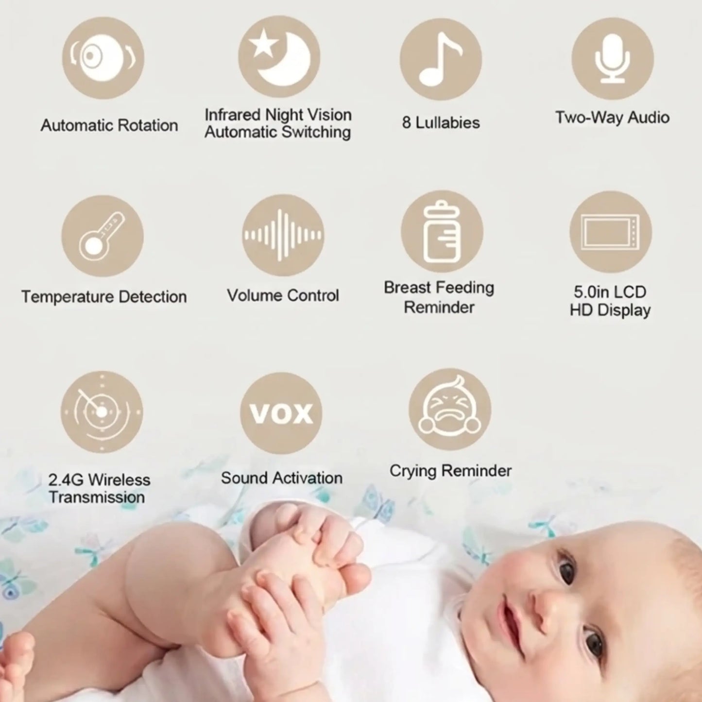 HD Night Vision Baby Monitor